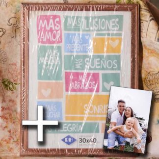 Portarretrato 30x40 cms RH + Foto