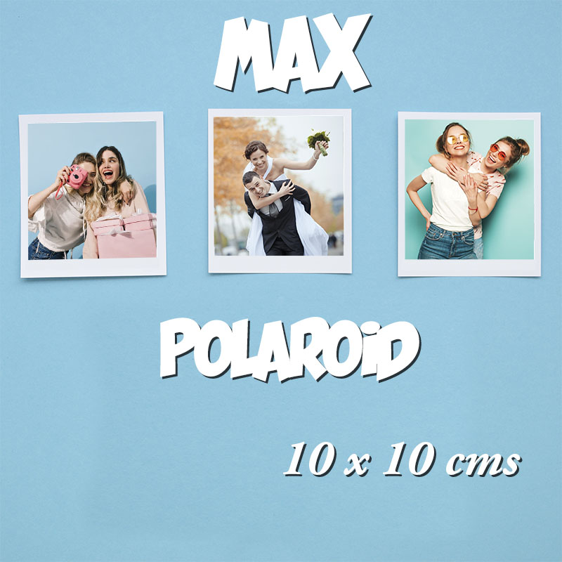 maxPOLAROID 10X10 cms x 1